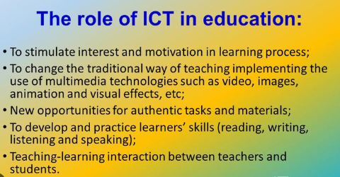Role of ICT in Learning